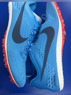 Nike Zoom Victory 3 Cleats Orange and Blue New in box